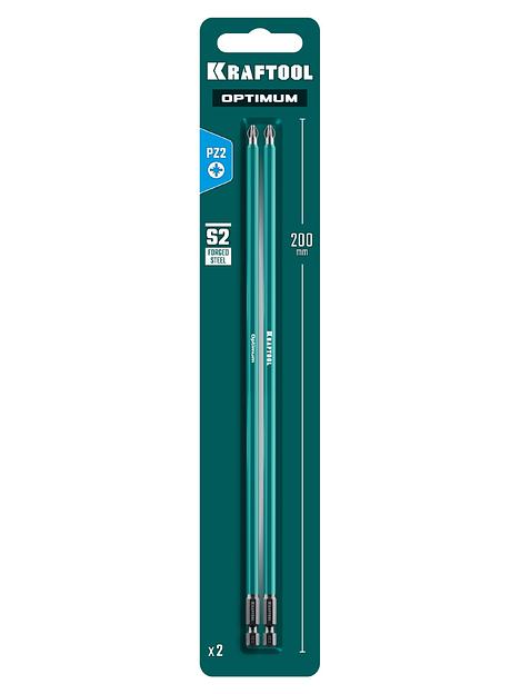 KRAFTOOL OPTIMUM PZ 2, 200 мм, 2 шт, биты (26124-2-200-2) фото 2