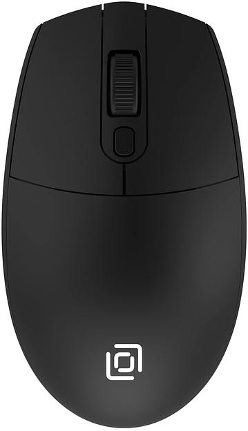 Мышь Оклик 201MW черный оптическая 1600dpi беспров. USB 4but (2070318) фото 1