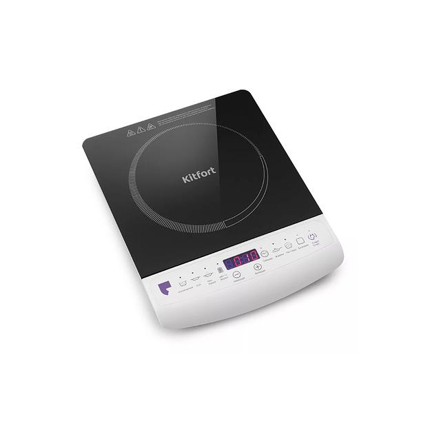Индукционная плитка  Kitfort  КТ-101 Черный  Белый фото 1