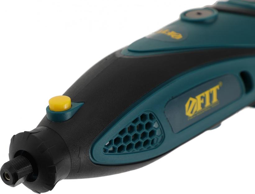 Гравировальная машина DG-137PL, 135 Вт, 10000-32000 об/мин, 2,4/3,2 мм, БС щеток, набор насадок, пластик. кейс фото 10