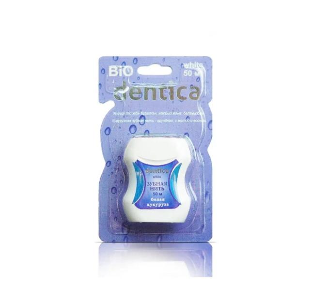 Зубная нить Dentica «BIO» белый 50 м фото 1