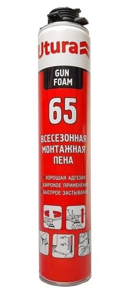 Профессиональная монтажная пена UTURA 65 всесезонная, Опт фото 1
