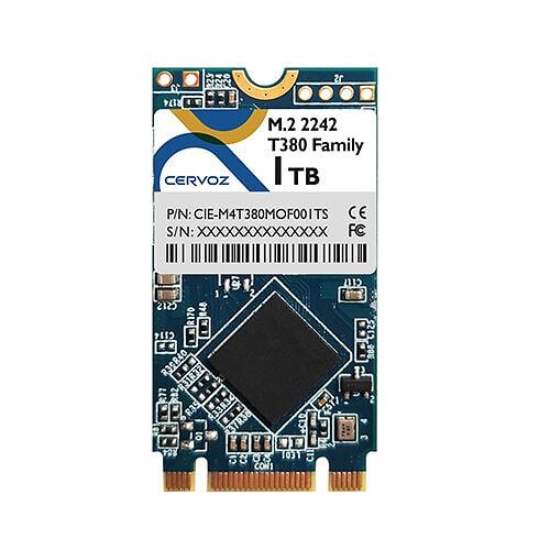 Модуль памяти CIE-M4T380MMF128GW, 128 Гб, WT, DOM-M.2 2242-SATA-256GB, промышленныйl M.2 2242 модуль, серия T380, -40....+85°C фото 1