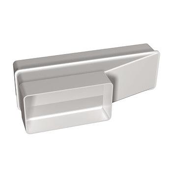 Соединитель (переход) плоских воздуховодов эксцентриковый Эра РПП - 612РП20П - 60х120/60х204 фото 1