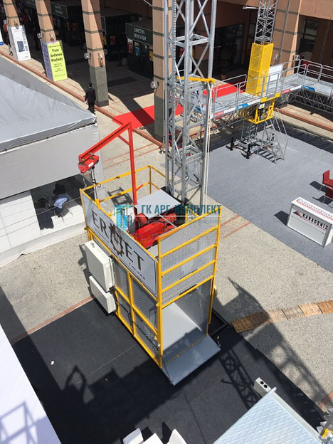 Мачтовый грузопассажирский подъёмник ERSET ERY 2000/450 фото 3