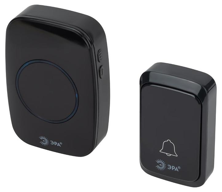 Звонок дверной беспроводной на батарейках 38 мелодий 180м IP20 с регулятором громкости и световой индикацией черный 3АА/А23 C88 фото 5
