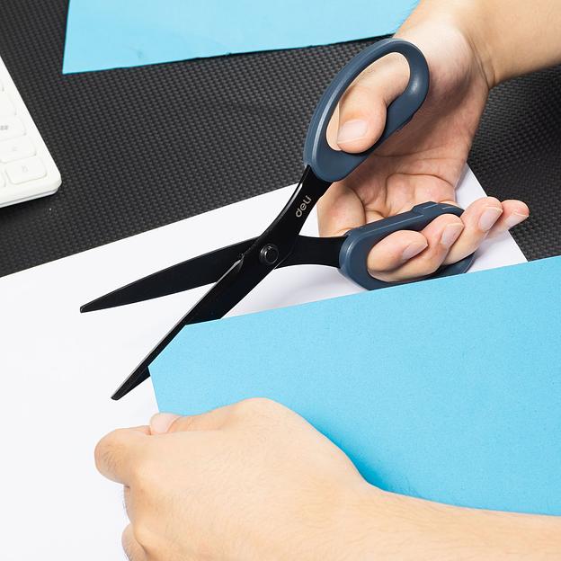 Ножницы Deli EZ500 офисные 175мм титановое покрытие сталь ассорти фото 9