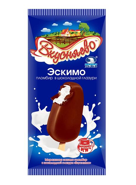 Мороженое Вкусняево в шоколадной глазури ОПТ фото 1