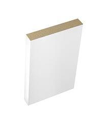 Наличник плоский телескоп. «Соло-2» (Белый), 8х70х2400 мм фото 1