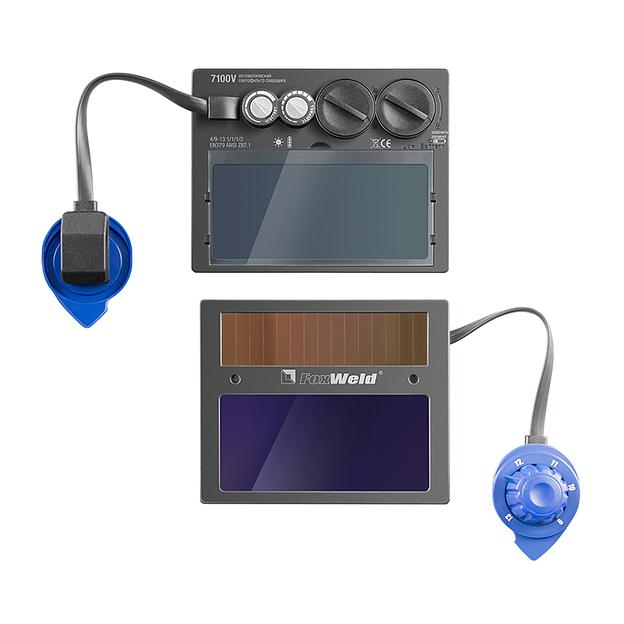 Светофильтр автоматический маски сварщика 7100V Foxweld 7211 фото 1