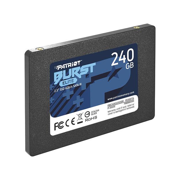 Твердотельный накопитель SSD Patriot Burst Elite 240GB SATA PBE240GS25SSDR фото 2