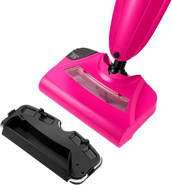 Швабра паровая Kitfort КТ-3940 1500Вт розовый/черный фото 7