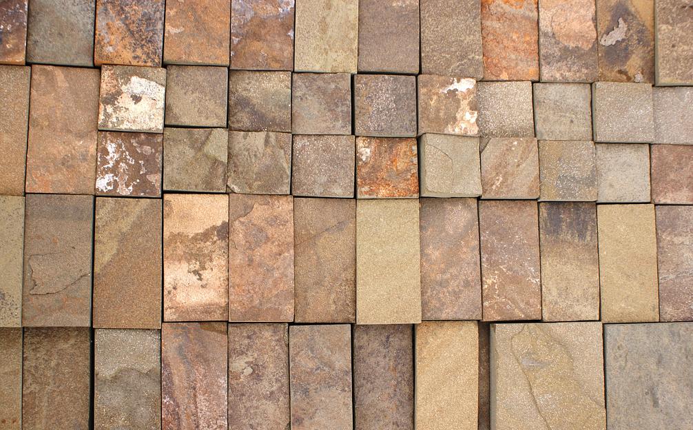 Набор плитки песчаник пиленный Серый кратно 5 см /м2 (30 мм) фото 1