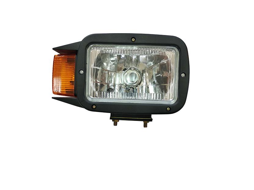 Фара основного освещения (New Holland, MST, Dressta, Komatsu, Hitachi). Нижнее крепление, правая,12V UDS-008-01 фото 1