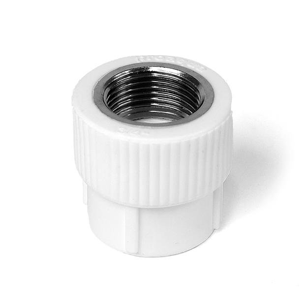 Муфта комбинированная 32x3/4' ВР полипропиленовая PPR белый фото 5