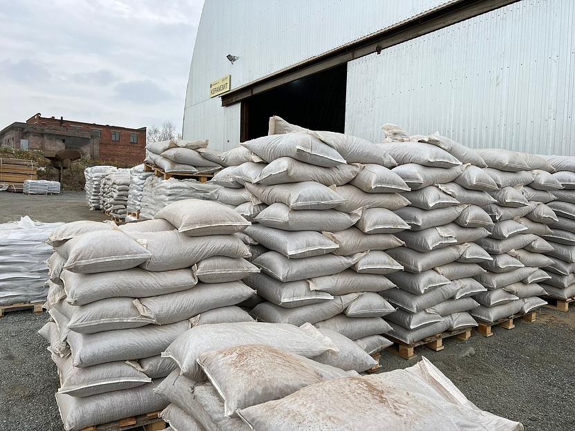 Керамзит в мешках 0.05 м³ фракция 0-5 опт фото 2