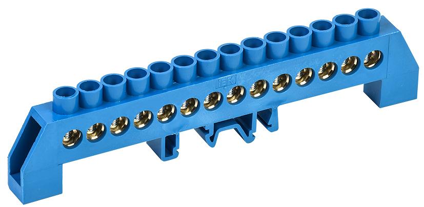 Iek YNN10-812-14DP-K07 Шина N "ноль" в комб DIN-изол "Стойка" ШНИ-8х12-14-КС-С ИЭК фото 1