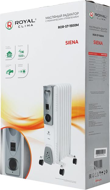 Масляный обогреватель Royal Clima ROR-S7-1500M 1500W фото 9