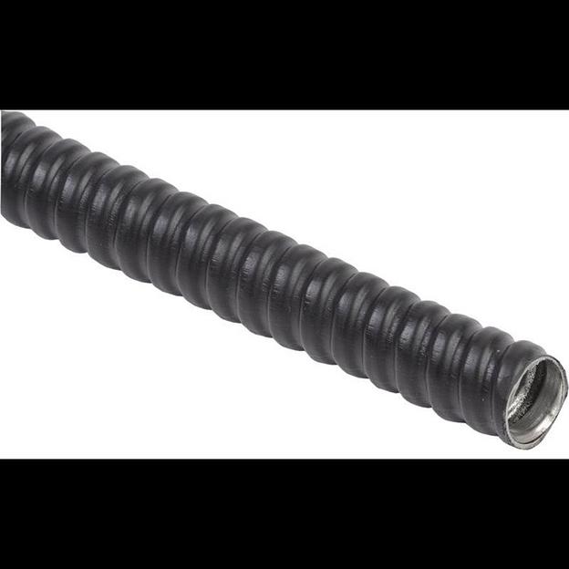 Iek CMP10-20-015 Металлорукав Р3-ЦПнг-20 (15м) с протяжкой черный фото 1