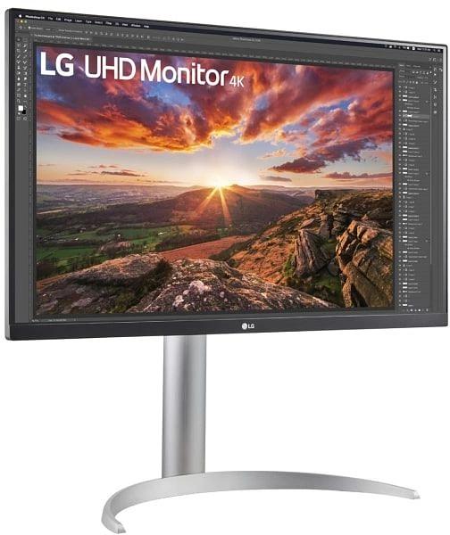 Монитор LG 27" UltraFine 27UP850K-W серебристый IPS LED 5ms 16:9 HDMI M/M матовая HAS 1200:1 400cd 178гр/178гр 3840x2160 60Hz DP 4K USB 5.9кг фото 3