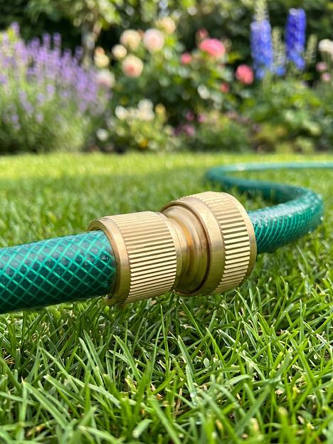 GRINDA BC-34A, 3/4″ с автостопом, из латуни, для шланга, быстросъёмный соединитель, PROLine (8-426130) фото 4