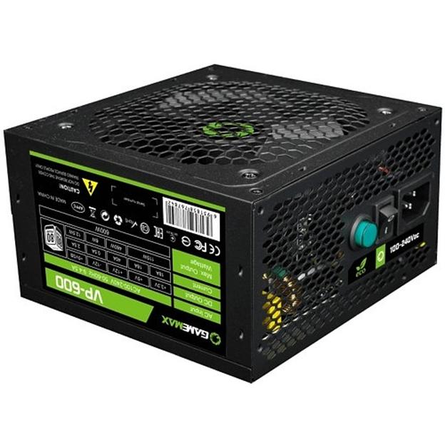 GameMax Блок питания ATX 600W VP-600 80+, Ultra quiet фото 1