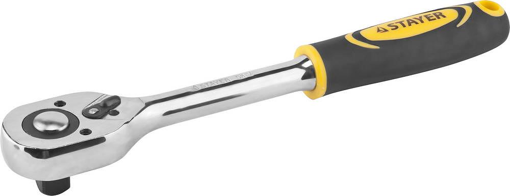 STAYER 1/2″, 45 зубцов, трещотка для торцовых головок, Professional (27786-1/2) фото 1