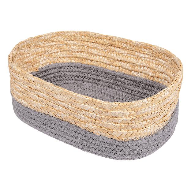 Корзина стеллажная "Сканди", Д290 Ш190 В120, графит фото 1