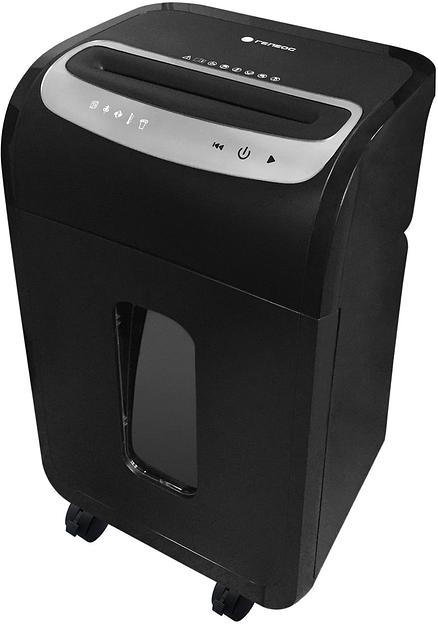 Шредер Heleos УМ35-5 черный (секр.P-5) фрагменты 23лист. 35лтр. скрепки скобы пл.карты CD фото 1