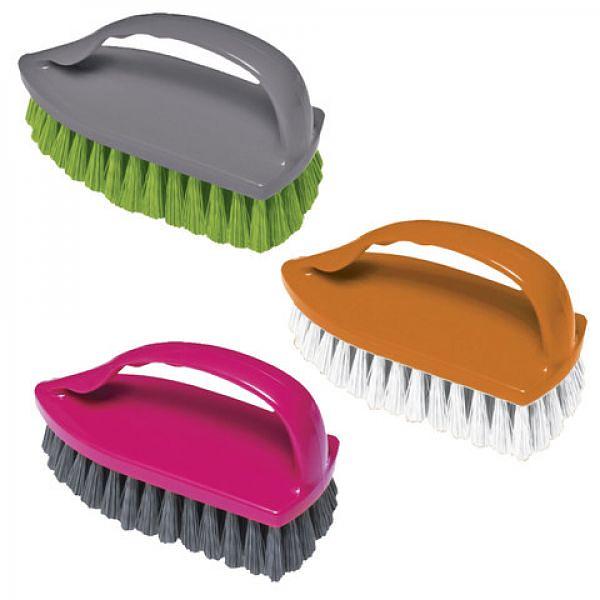 Щетка для одежды/обуви, 9х14х6 см, пластик, цвет ассорти, "Утюжок", YORK (604597) фото 2