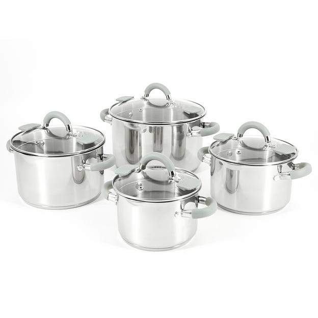 P-640363 Adelina Набор кастрюль 16см, 18см, 20см, 24см с крышками фото 1