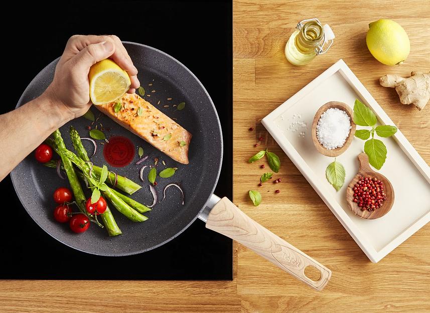 Сковорода Tefal Natural Force G2660772 круглая 30см покрытие: Mineralia+ non-stick ручка несъемная (без крышки) серый (2100118266) фото 4