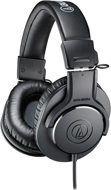 Наушники мониторные Audio-Technica ATH-M20X 3м черный проводные оголовье (15117005) фото 1