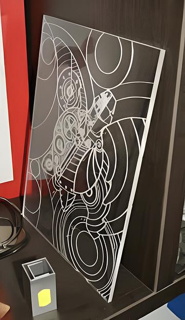 Гравировка на акриле, ЧПУ 3000х2000 мм фото 3