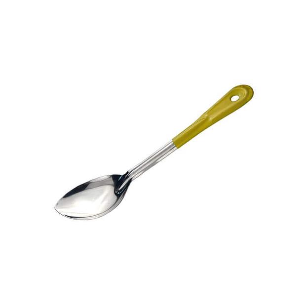 Ложка гарнирная L ручки 19 см. нерж. желтая ручка MGsteel /1/12/144/ фото 1