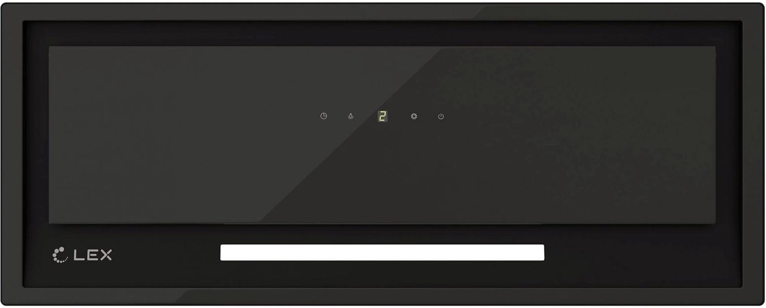 Вытяжка встраиваемая Lex 900 GS BL черный управление: сенсорное (1 мотор) фото 1