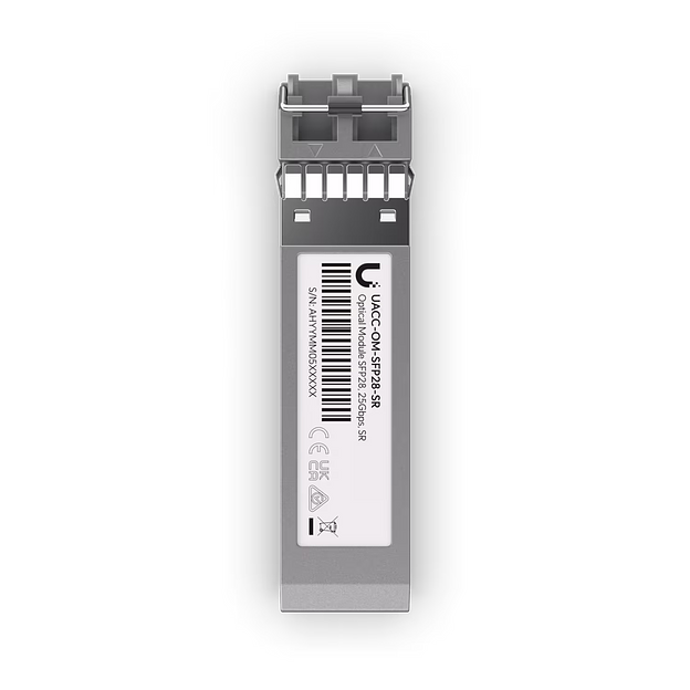 Трансивер Ubiquiti UACC-OM-SFP28-SR SFP28 transceiver that supports 25G connections up to 100 m using multi-mode fiber with a duplex LC UPC connector фото 3