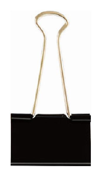 Зажимы Deli E38566 металл 15мм черный (упак.:12шт) картонная коробка фото 1