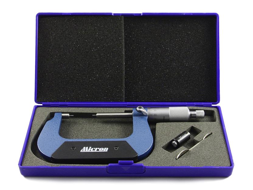 Микрометр с мал.изм.губ. МК-МП- 50 0,01 с калибр. МИК с поверкой фото 2