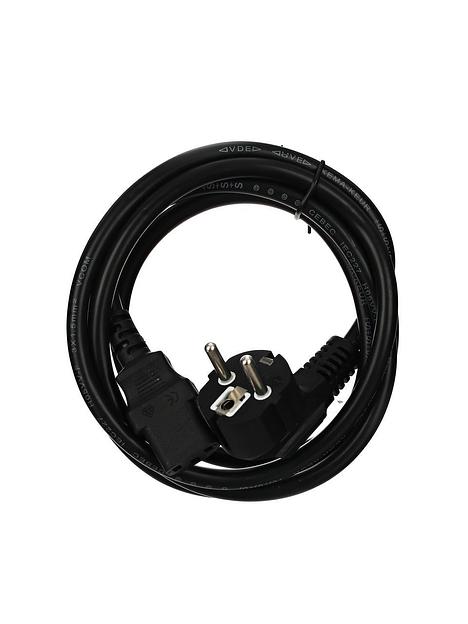 VCOM CE021-CU1.5-1.8 Кабель компьютер --> розетка 220V ( угловая Евровилка) 3G*1.5mm2, 1,8м фото 2