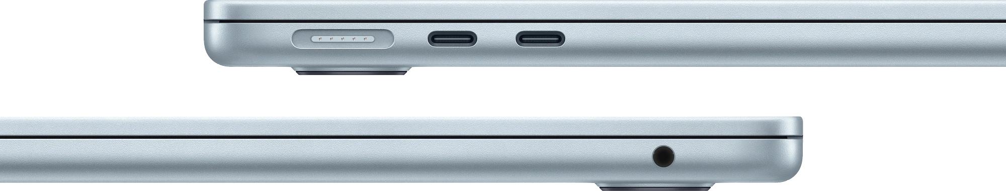 Ноутбук Apple MacBook Air A3240 M4 10 core 16Gb SSD256Gb/8 core GPU 13.6" Liquid Retina (2560x1664) macOS lt.blue WiFi BT Cam (MC6T4X/A) фото 3