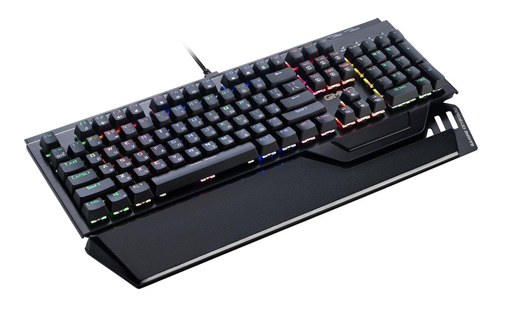 Клавиатура GMNG 985GK механическая черный USB Multimedia for gamer LED (подставка для запястий) [1677413] фото 6