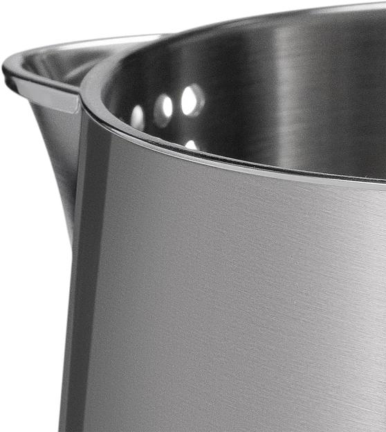 Чайник электрический Scarlett SC-EK21S58 1л. 1200Вт черный корпус: металл/пластик фото 3