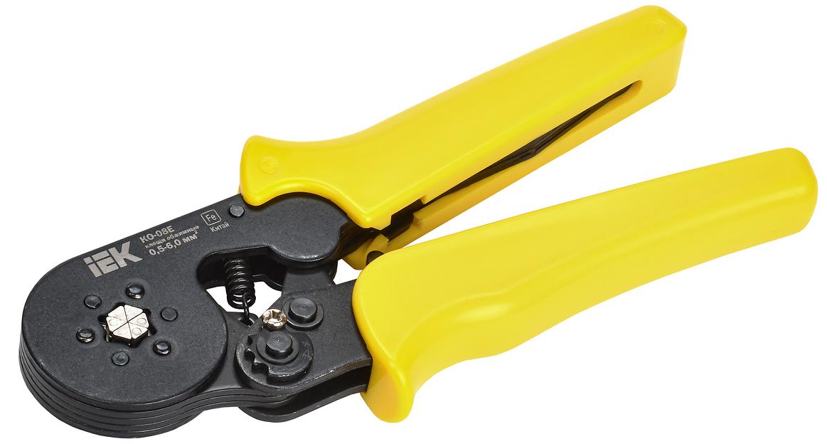 Iek TKL10-D6 Клещи обжимные КО-08Е 0,5-6,0 мм2 (шестигранник) ИЭК фото 1