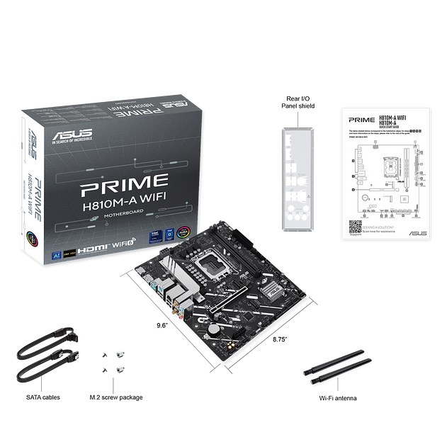 Материнская плата ASUS PRIME H810M-A WIFI фото 8