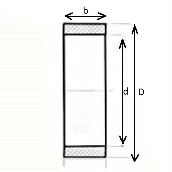 Амортизирующие конвейерные ролики диаметром 143 мм, профиль прямоугольный фото 3