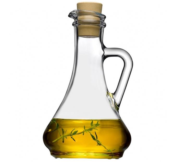 Бутылка для масла и уксуса 260 мл. d=94 мм. h=157 мм. с ручкой и проб. Оливия Б /1/12/480/ фото 1