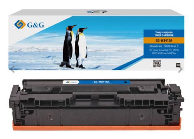 Картридж G&G, аналог HP W2410A/216A черный 1,05K с чипом фото 1