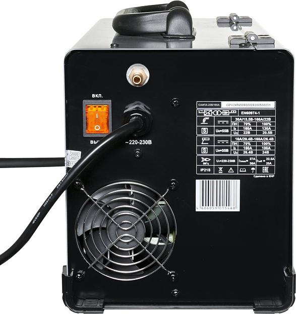 Сварочный полуавтомат Ресанта САИПА-22В/160А инвертор MIG-MAG 6.2кВт фото 5