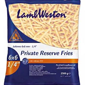 Замороженный картофель фри LambWeston 6 мм, 2,5 кг ОПТ фото 1